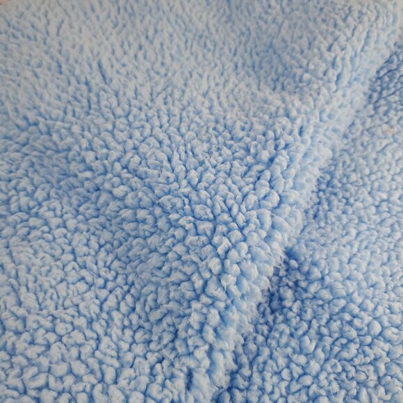 Kidgets Dinosaur Baby Blanket Sherpa Blue Green white ROAR dinos boy plush soft - Picture 2 of 6